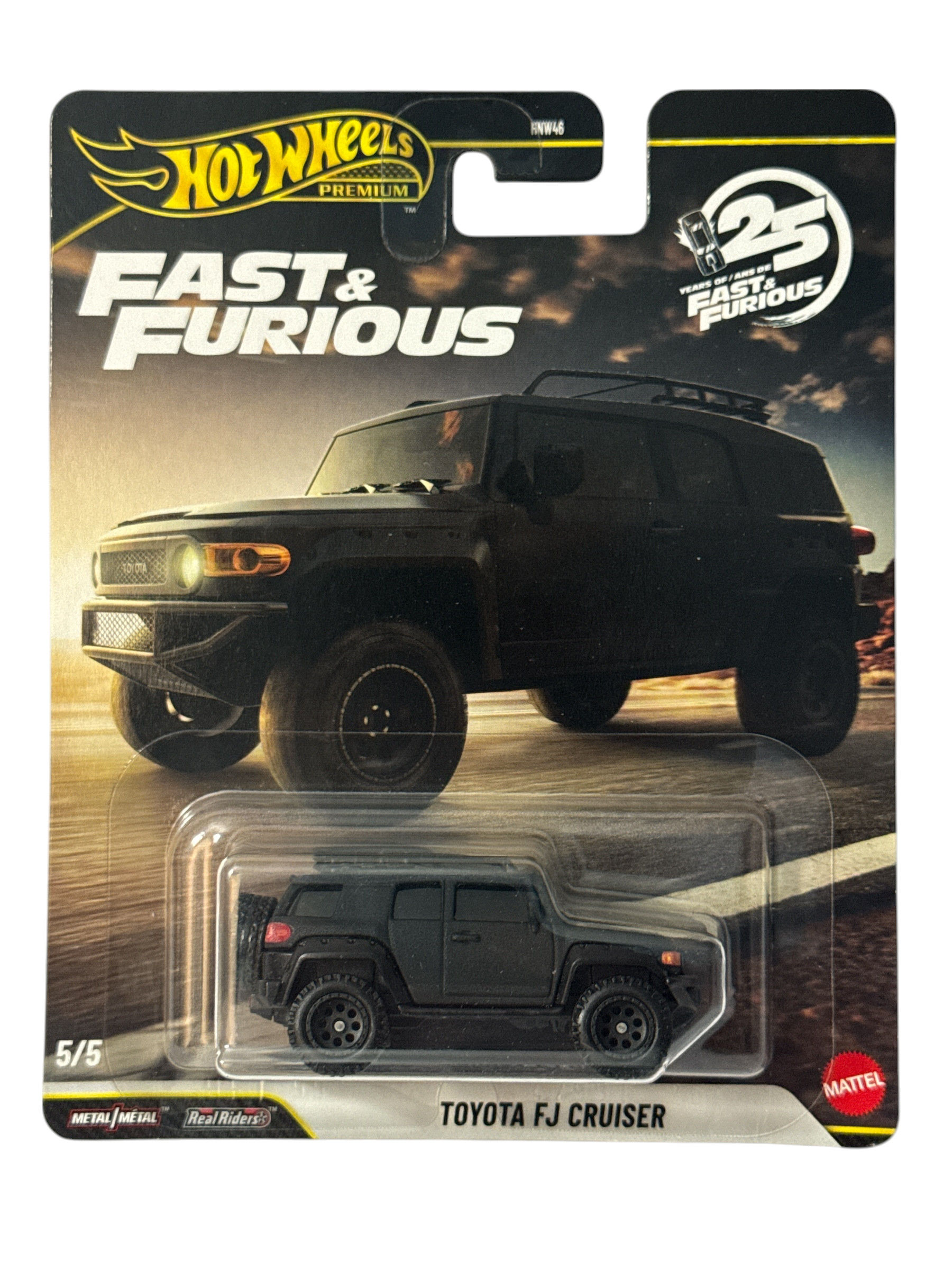 Hot Wheels Premium Fast & Furious Toyota FJ Cruiser 5/5 HTF