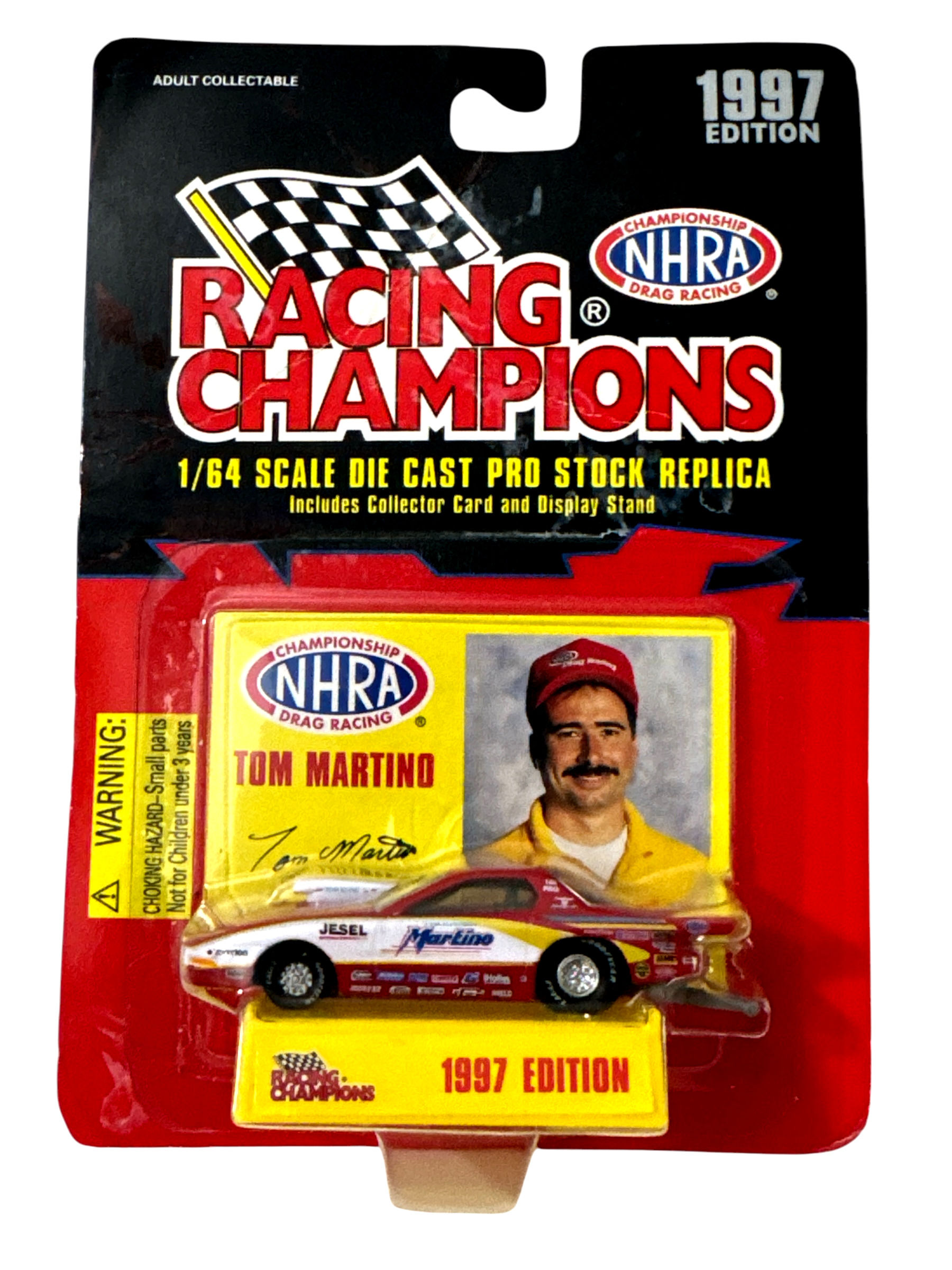 1997 NHRA Racing Champions Tom Martino 1:64 Die Cast Pro Stock Car