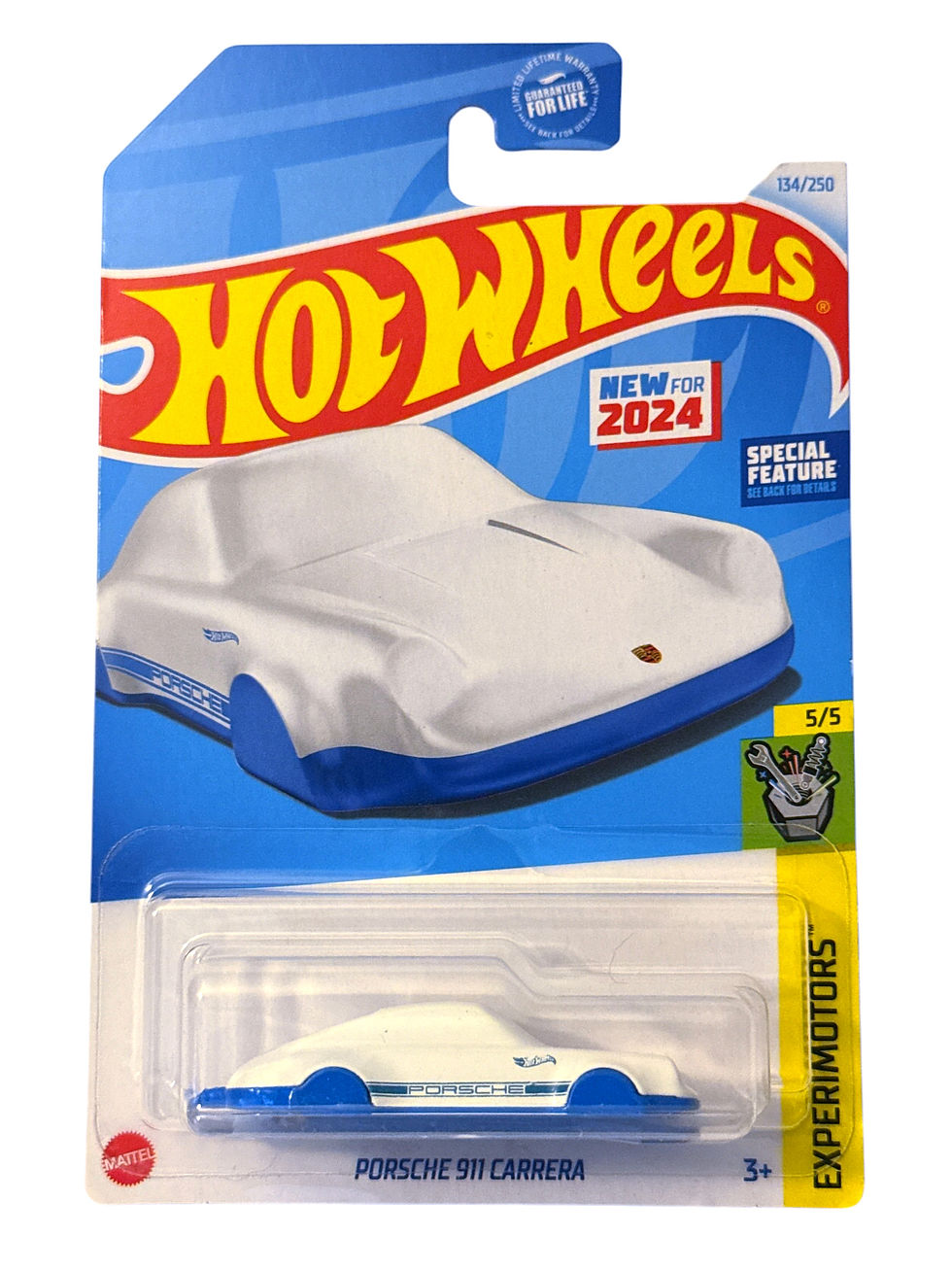2024 Hot Wheels Silver Porsche 911 Carrera Keychain, 134/250 | Experimotors 5/5