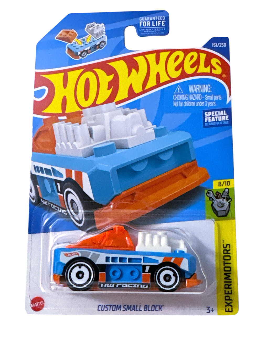 HOT WHEELS 2021 EXPERIMOTORS 10/10 - Custom Small Block Multi Color