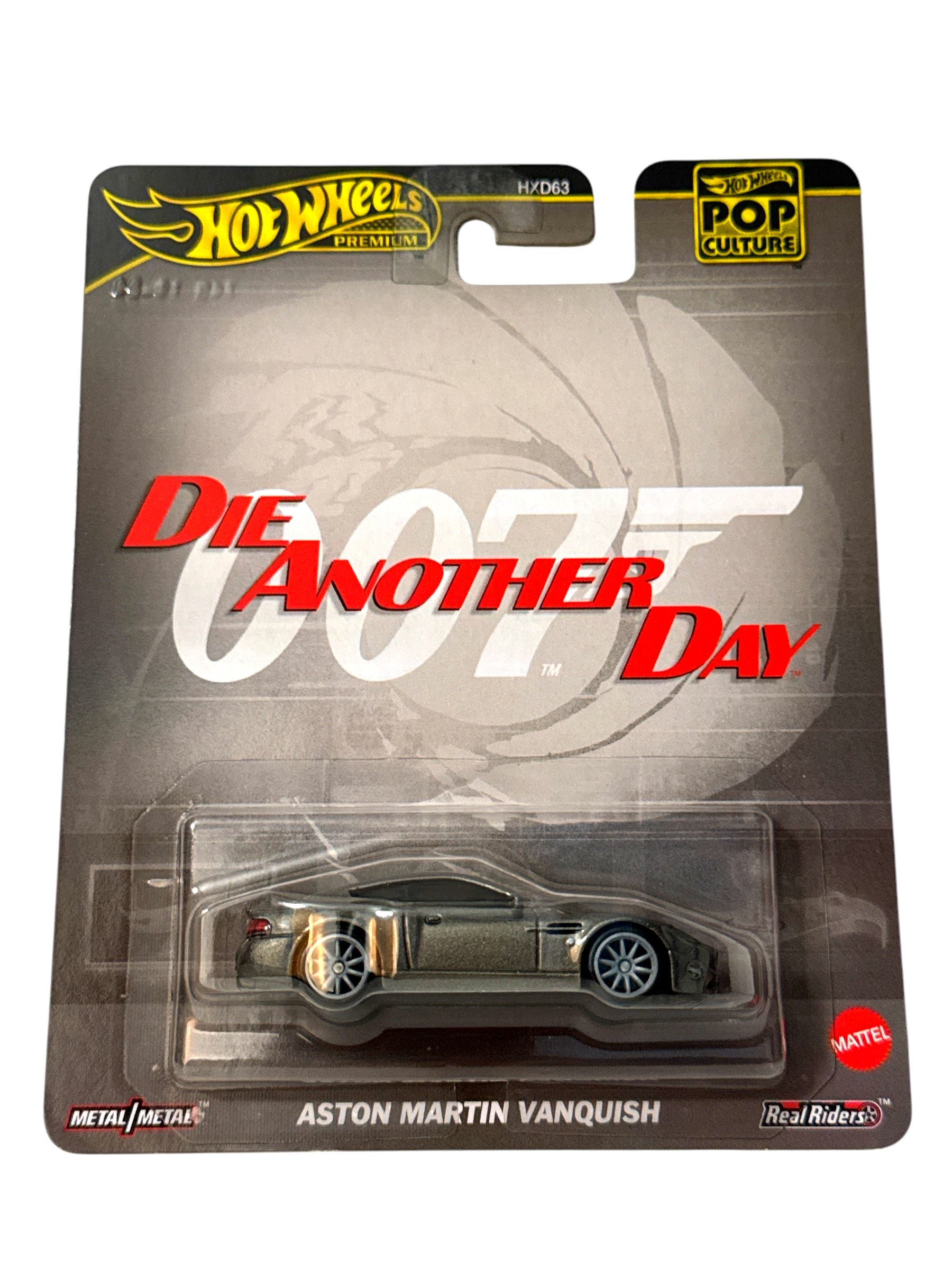 2025 HW HOT WHEELS PREMIUM POP CULTURE DIE ANOTHER DAY 007 ASTON MARTIN VANQUISH