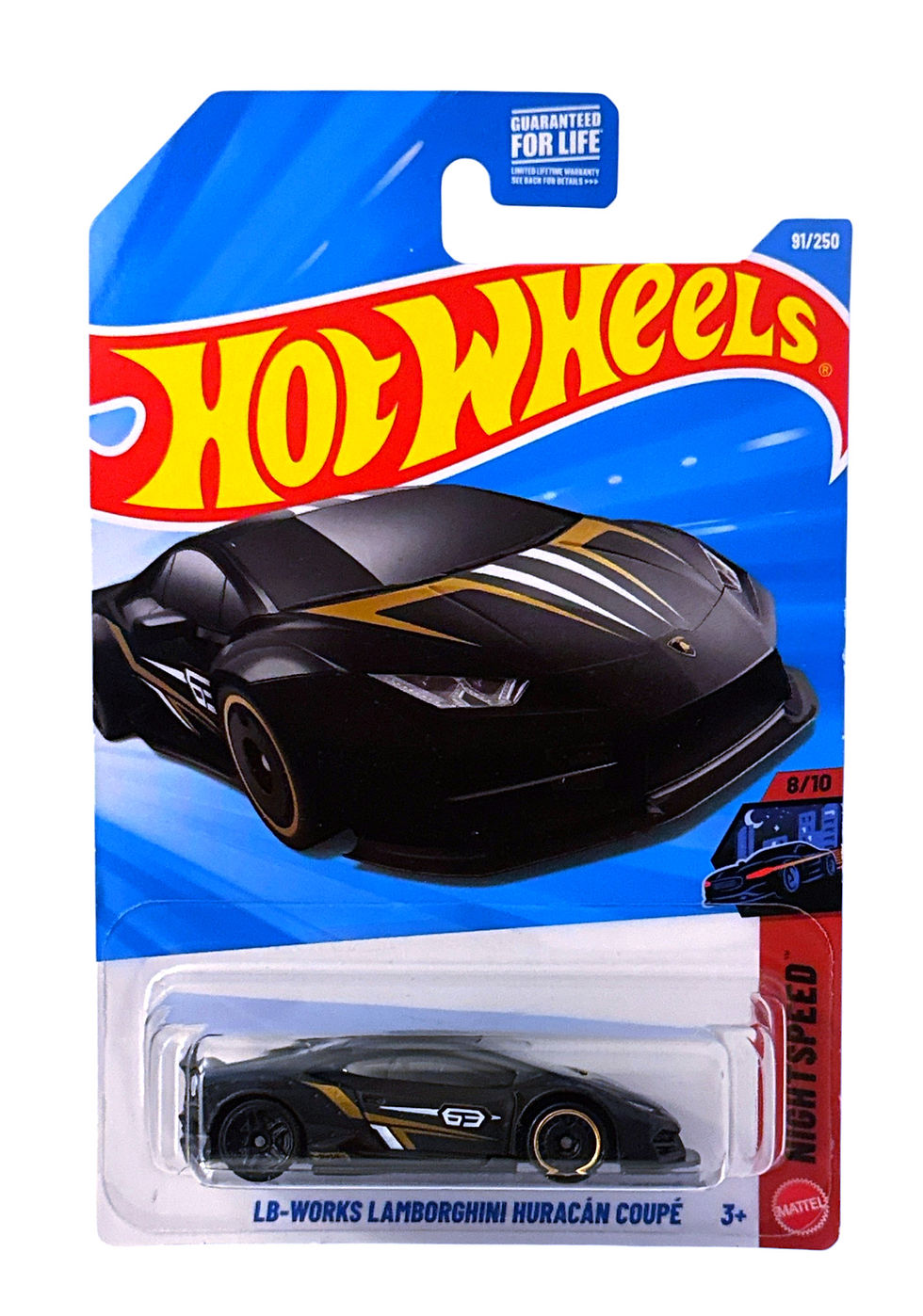 2026 Hot Wheels LB-Works Lamborghini Huracan Coupe Black JJJ53 Nightspeed