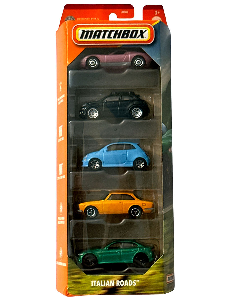 2025 Matchbox Italian Roads 5-Pack Lamborghini Miura Fiat Alfa Romeo NEW