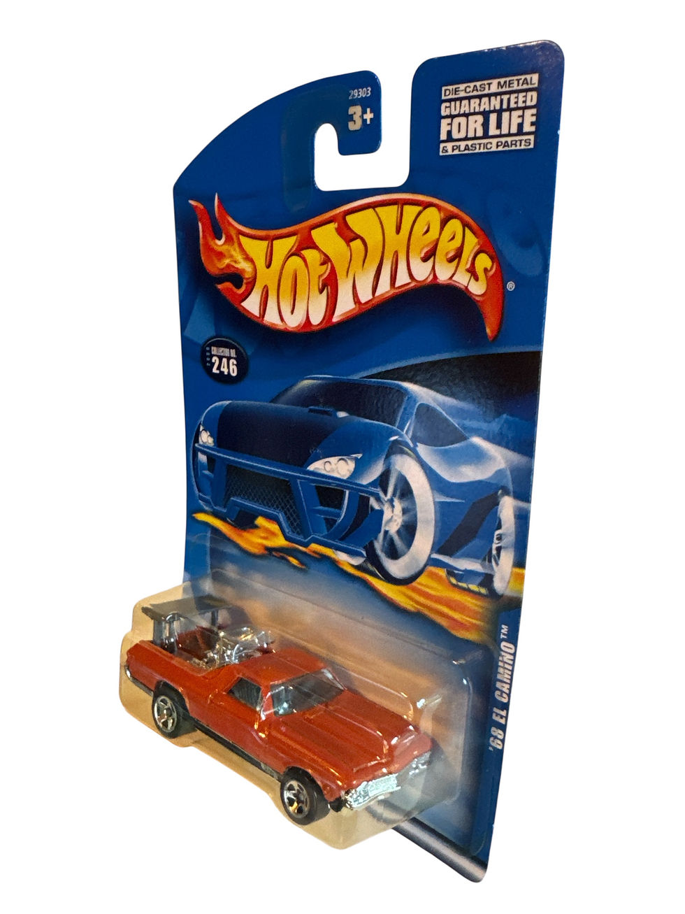 2000 Vintage Hot Wheels Mainline/Collector #246 '68 El CAMINO Orange w/Chrome5Sp