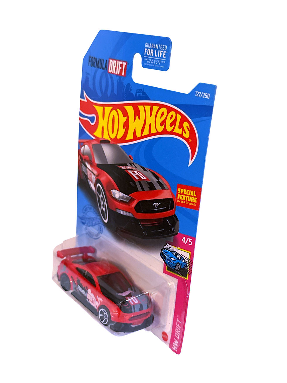2021 Hot Wheels Custom '18 Ford Mustang GT Red HW Drift 4/5 GTC45