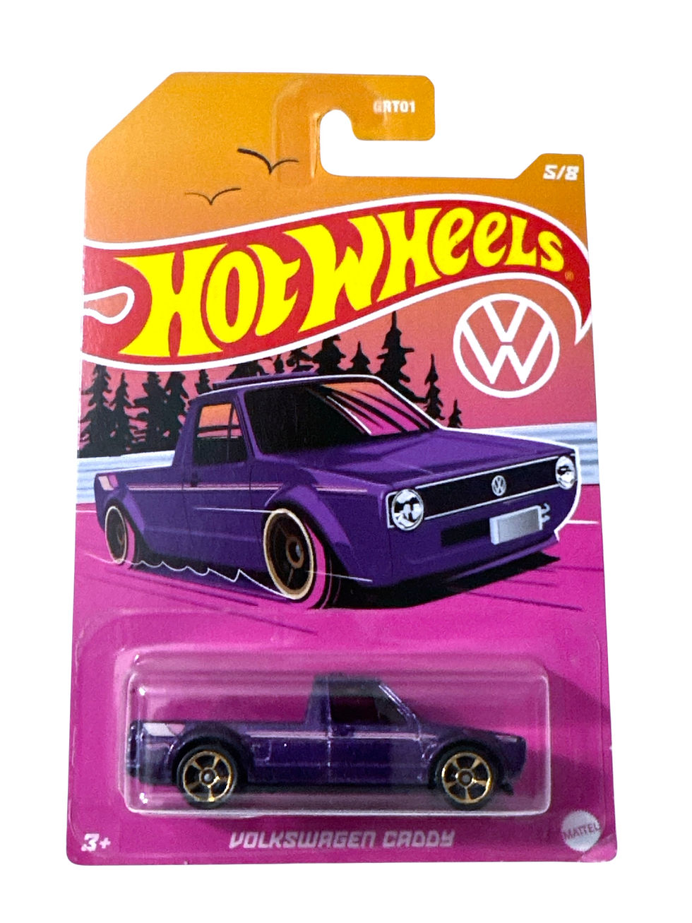2022 Hot Wheels Walmart Exclusive Volkswagen Series Volkswagen Caddy Purple