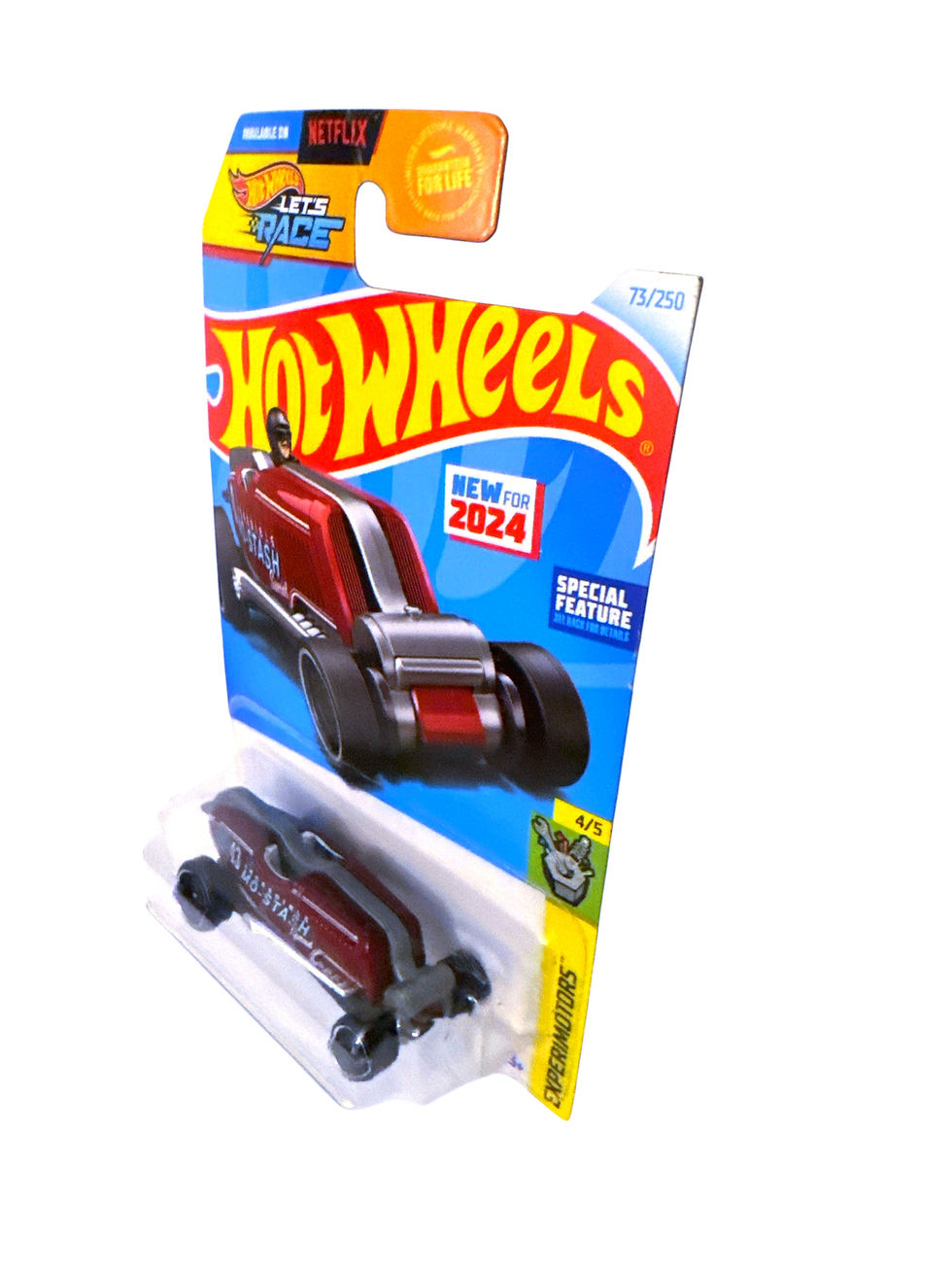 2024 Hot Wheels Mo-Stash Maroon Experimotors 4/5 #73 HRY56 Let’s Race