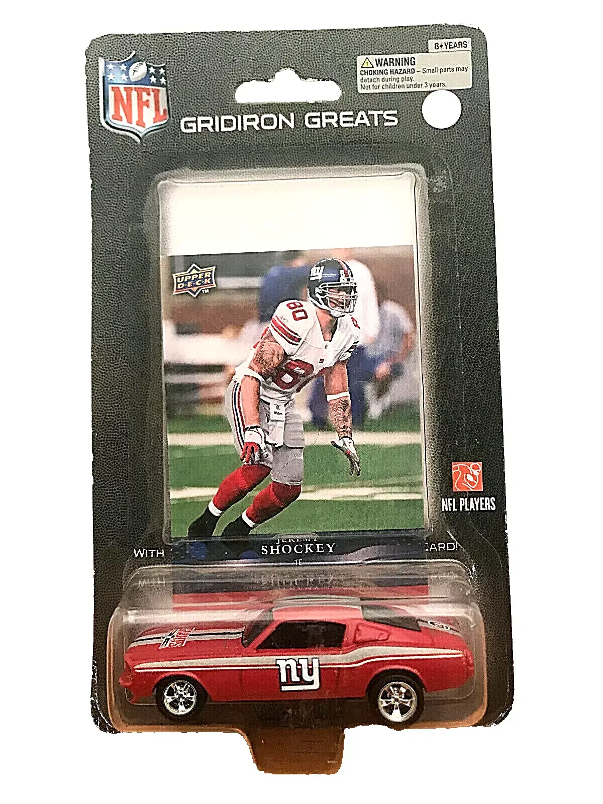 2010 Upper Deck Jeremy Shockey Gridiron Greats Giants Ford Mustang GT Limited