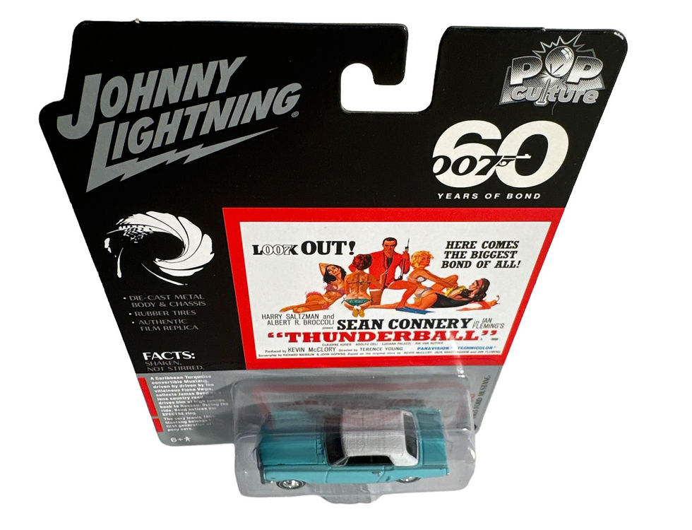 Thumbnail: Johnny Lightning Pop Culture 007 Thunderball 1965 Ford Mustang (B95)