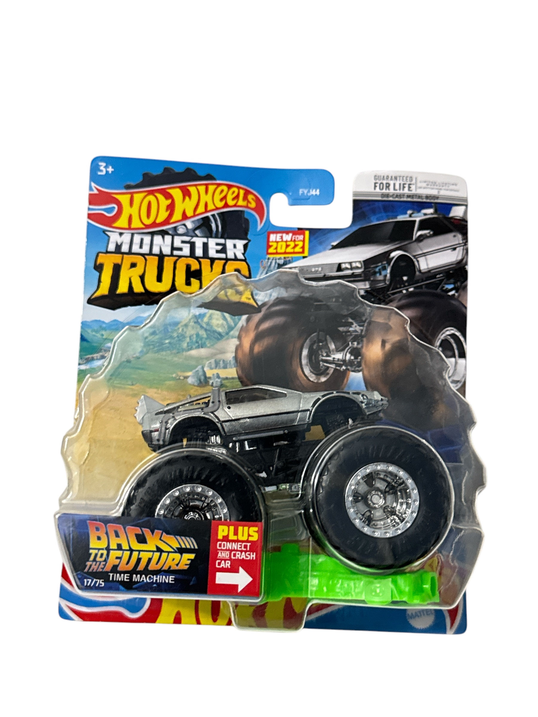 2024 🔥🔥Hot Wheels Monster Trucks Back to the Future Time Machine VHTF!!
