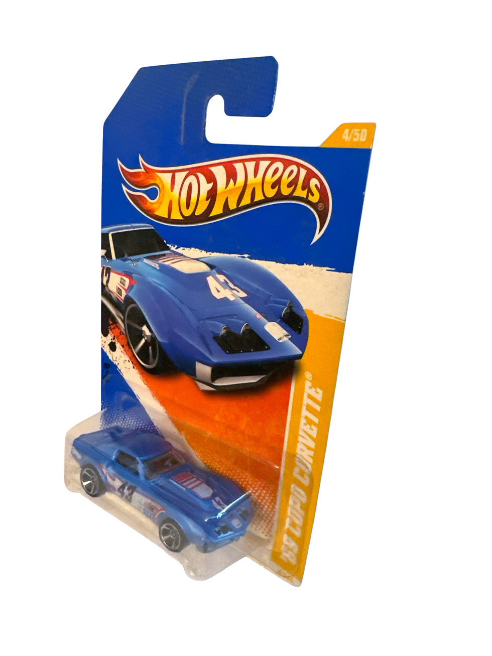 2011 Hot Wheels '69 COPO Corvette Blue #004 New Model 4/50 T9674 New