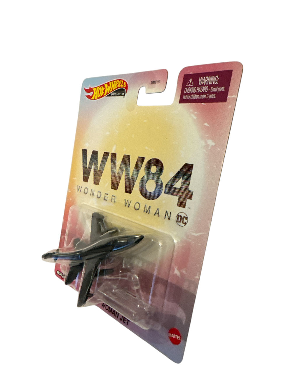Hot Wheels Premium DC WW84 Wonder Woman Jet Metal Real Riders Gray