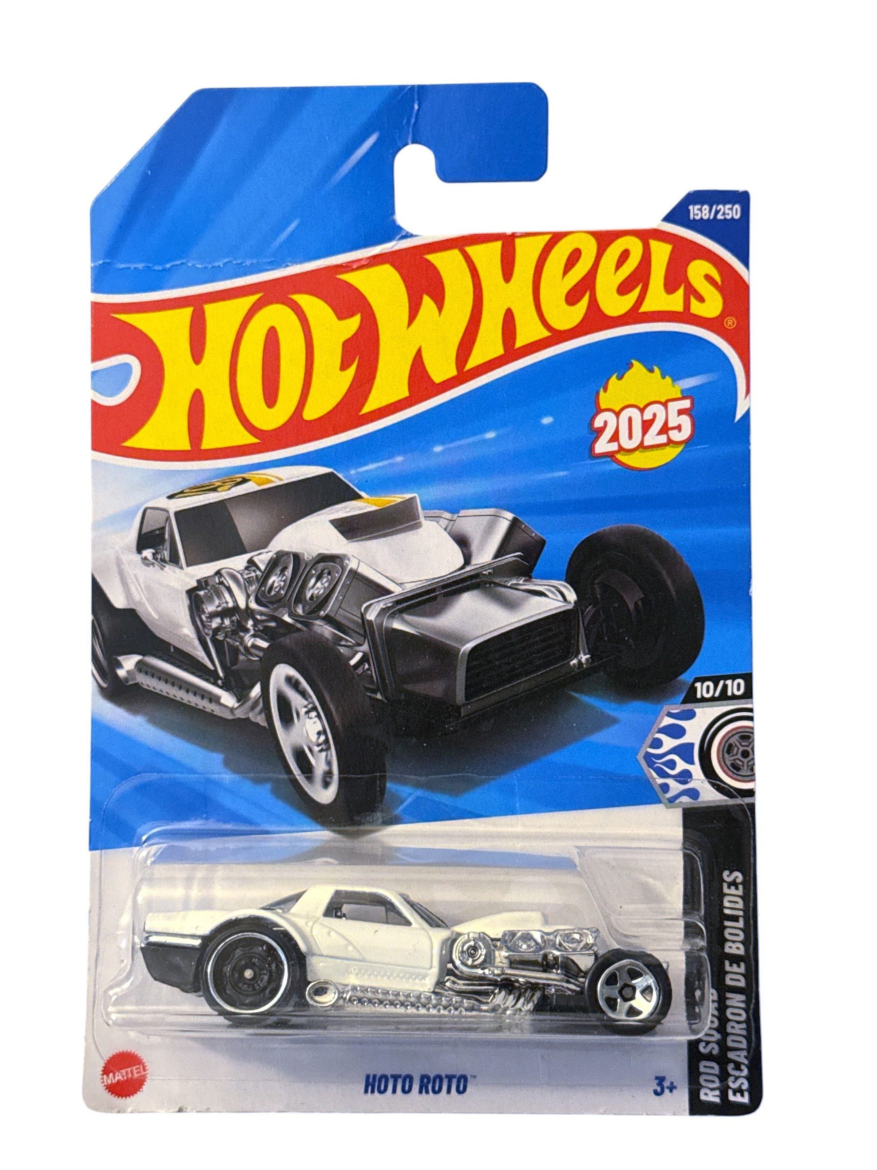 Hot Wheels 2025 Case N Rod Squad White HOTO ROTO 158/250