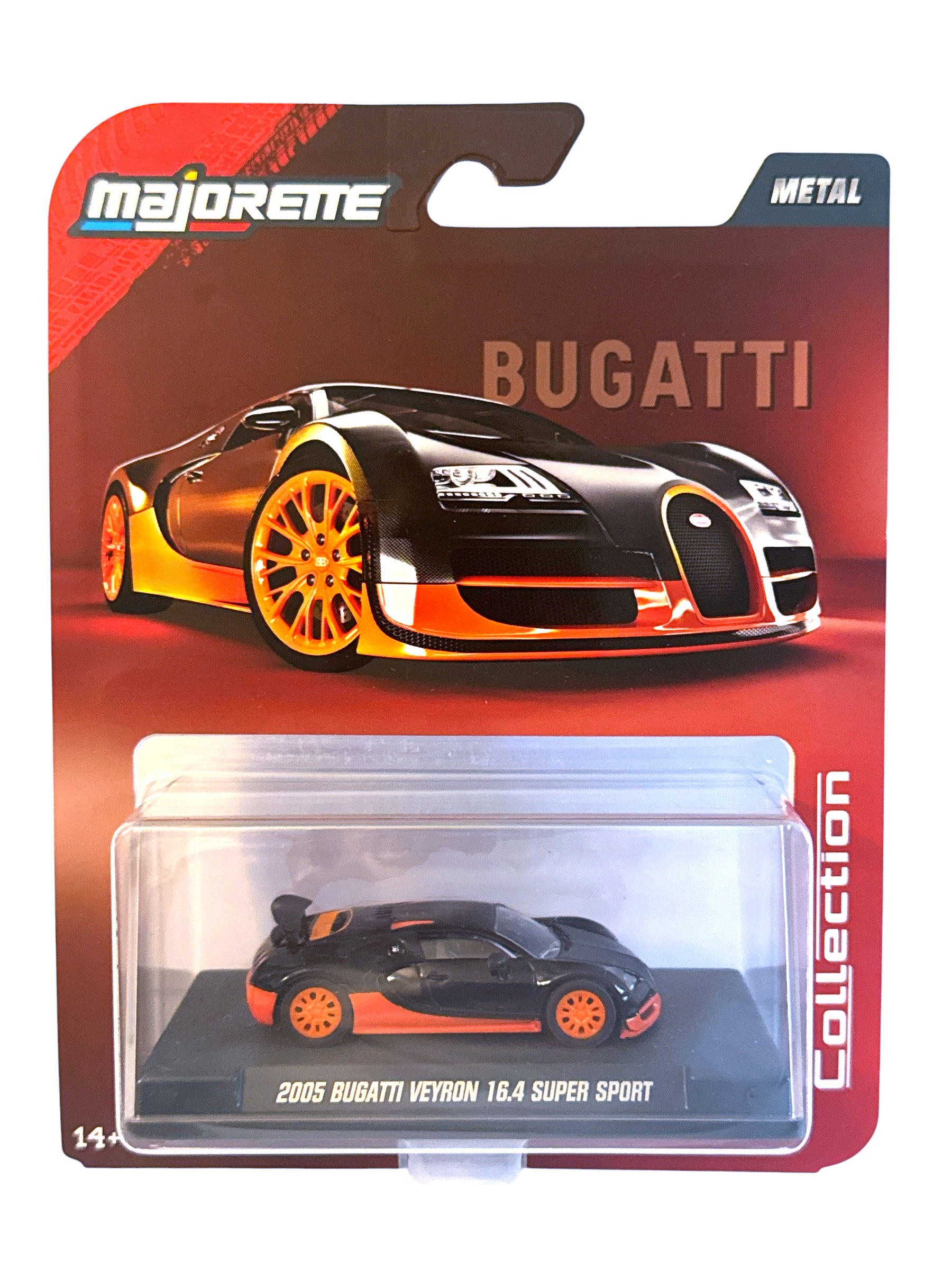 Majorette Collection 2005 Bugatti Veyron 16.4 Super Sport 1:64 Scale Showcase