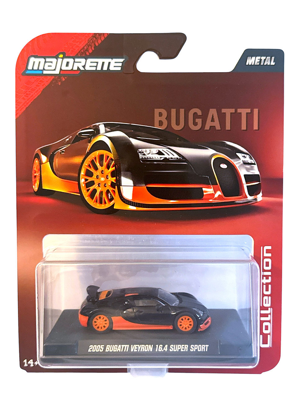 Thumbnail: Majorette Collection 2005 Bugatti Veyron 16.4 Super Sport 1:64 Scale Showcase