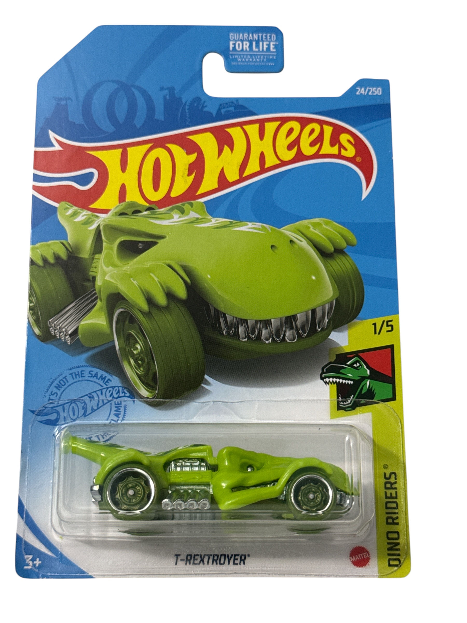 2021 Hot Wheels 24/250 Dino Riders 1/5 T-REXTROYER Green