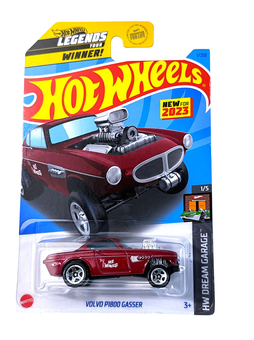 Hot Wheels - 2023 HW Dream Garage 1/5 Volvo P1800 Gasser 1/250 (BBHKJ94)