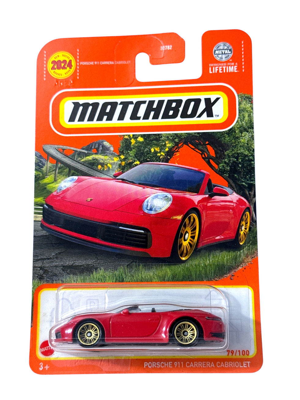 2024 Matchbox #79 Porsche 911 Carrera Cabriolet GUARDS RED | FSC