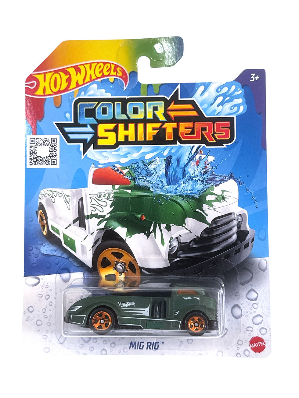 MIG RIG - Hot Wheels ColorShifters Vehicle Car BHR15 Changes Colors TRUCK GKC21