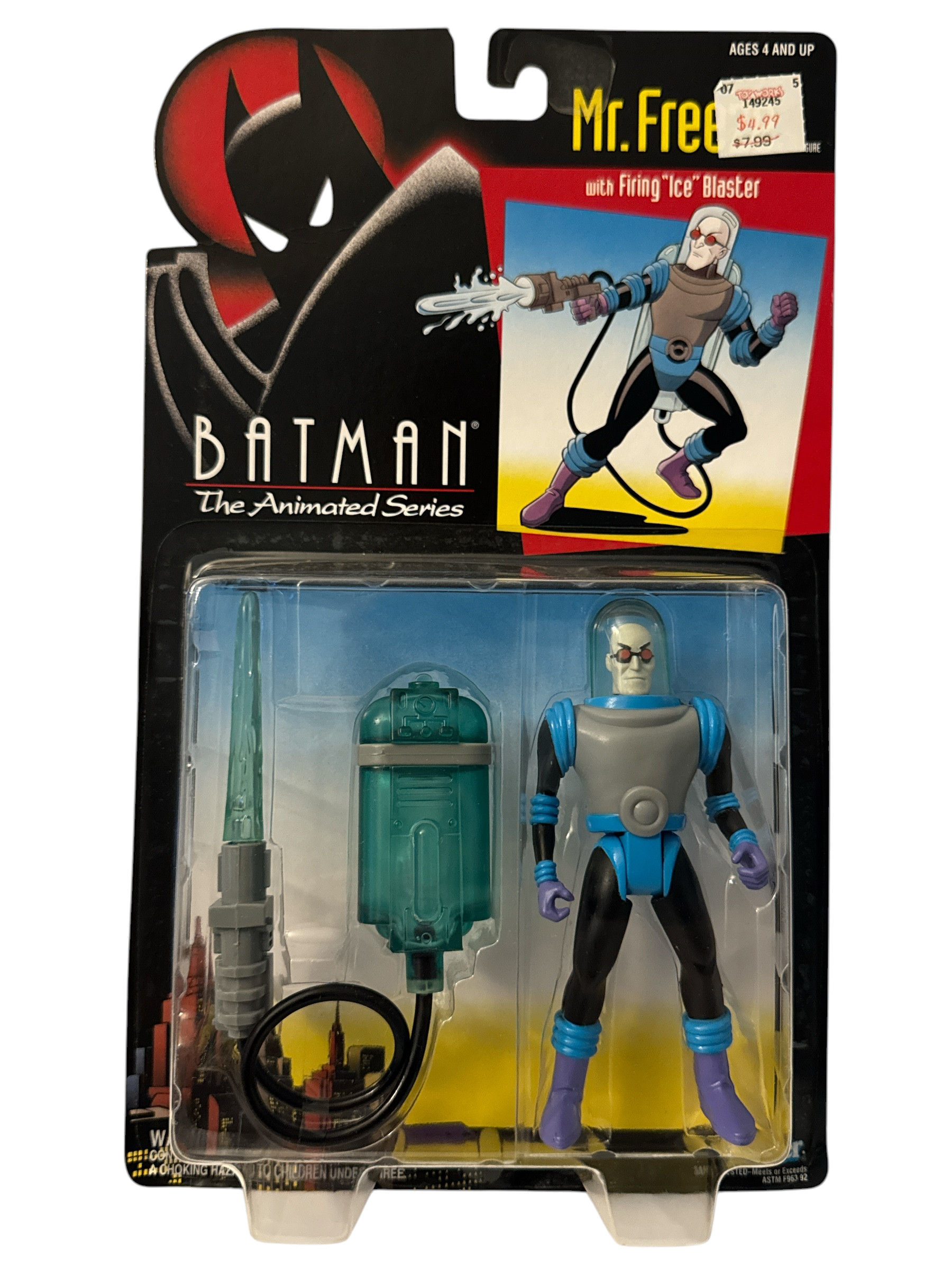 Batman The Animated Series MR. FREEZE 1993 Kenner Action Figure DC Comics NEW