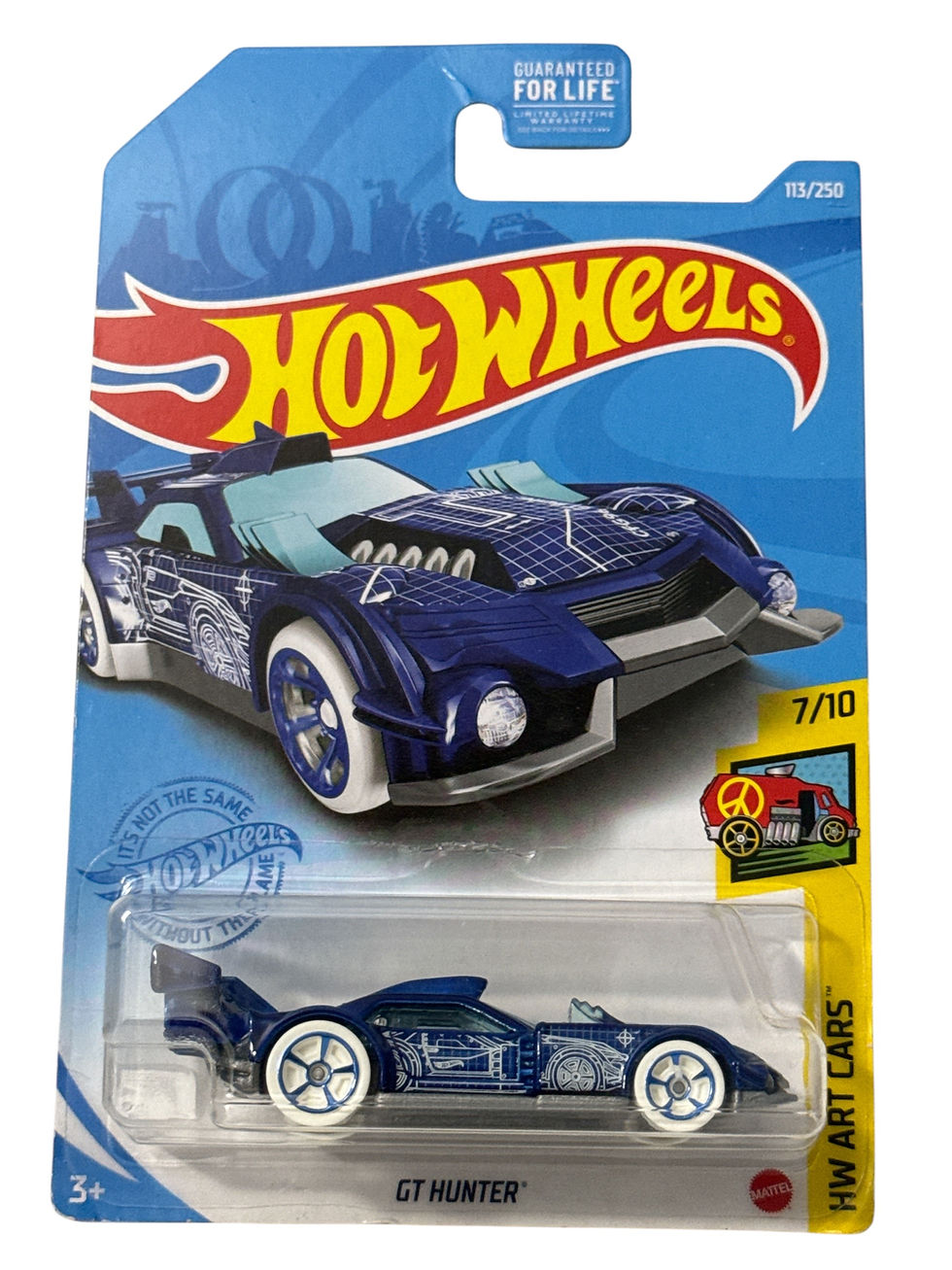 Hot Wheels - 2021 HW Art Cars 7/10 GT Hunter 113/250 (BBGRY34)