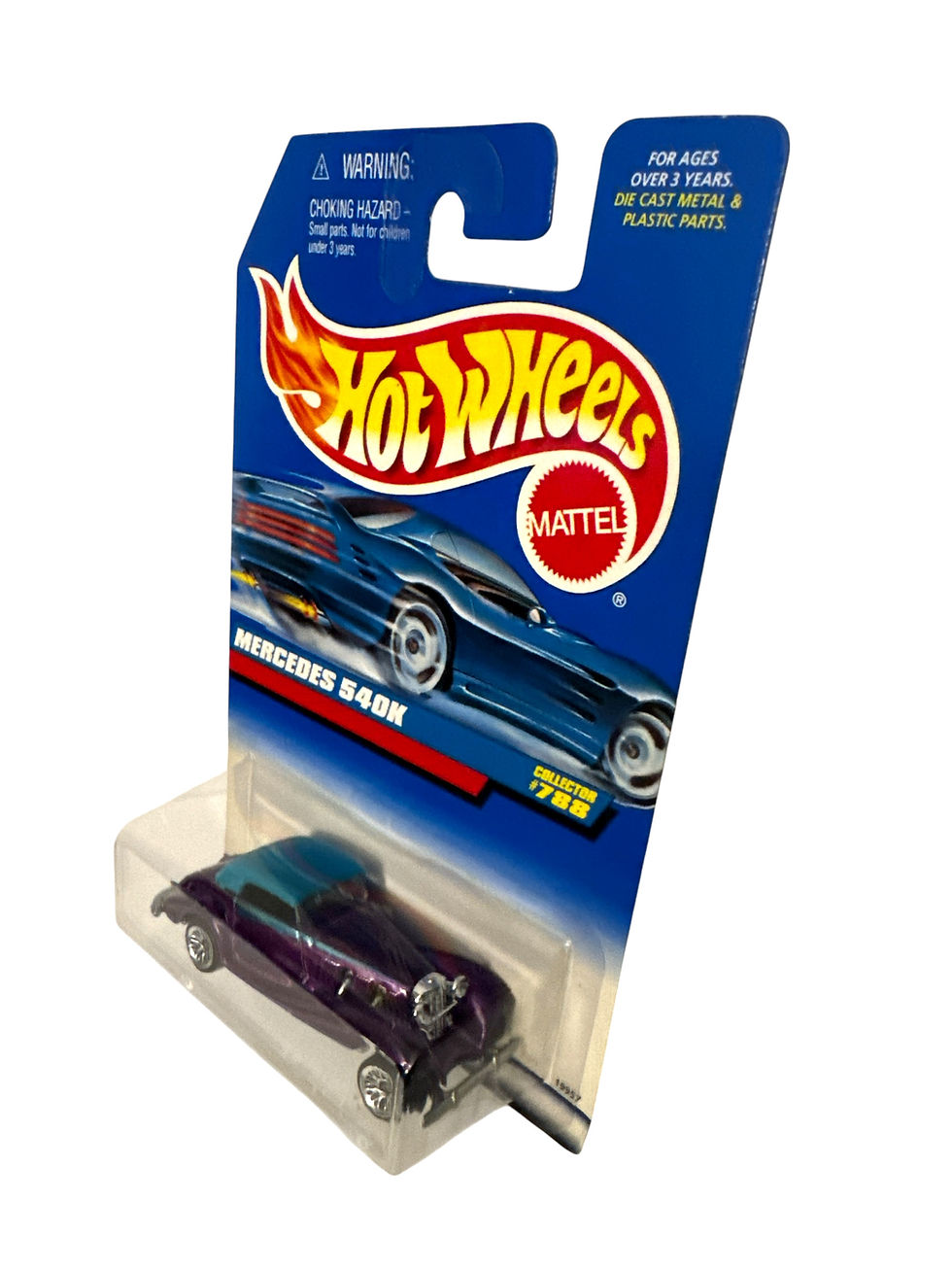 1997 Hot Wheels Mainline/Collector #788 MERCEDES 540K Purple Y3