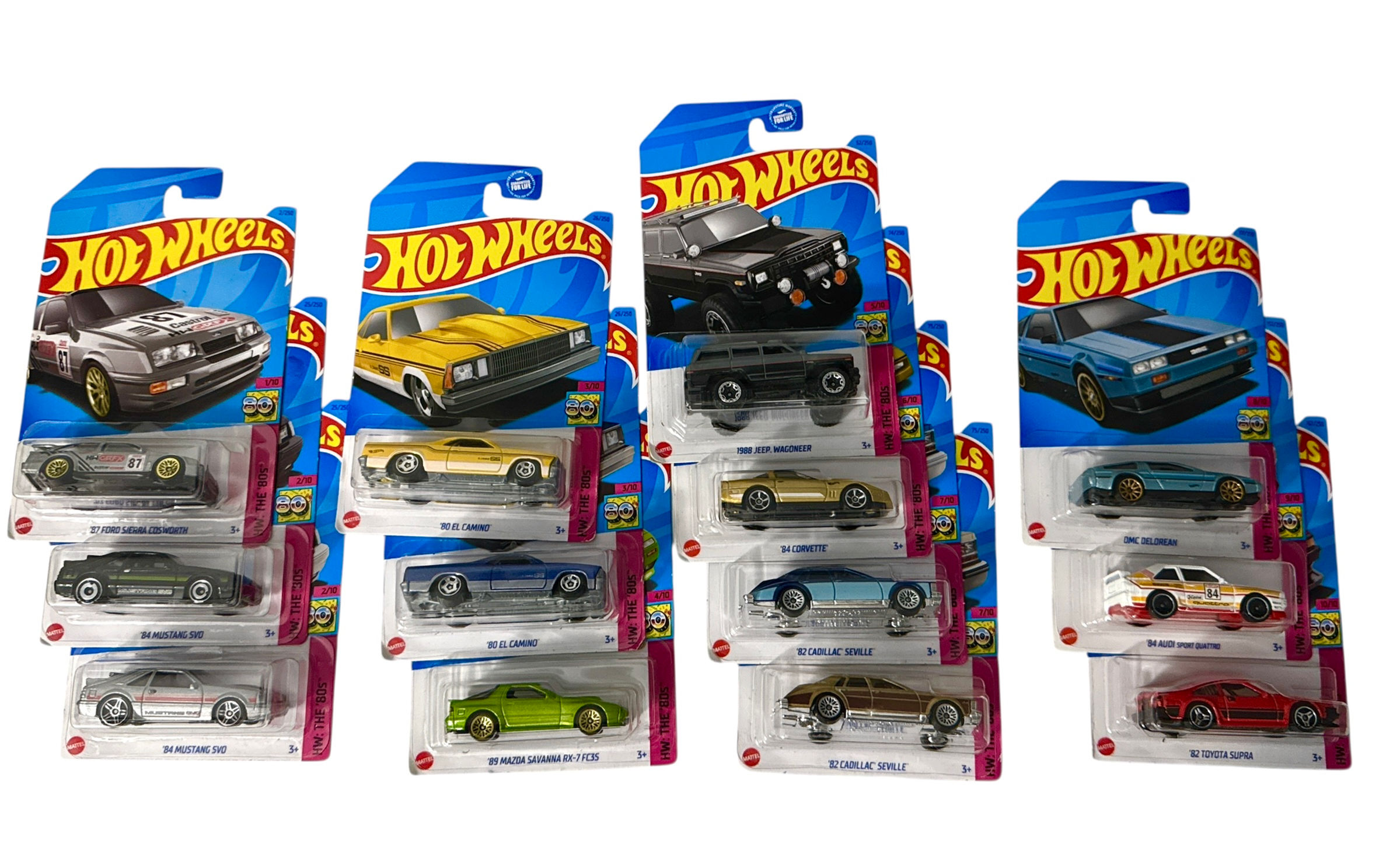 2023 Hot Wheels In The 80s Complete Set 1-10 + Variations (14) New