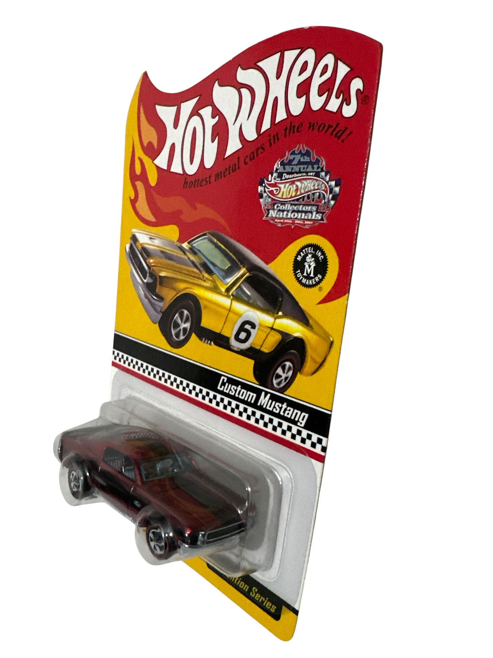 Hot Wheels 7th Annual Collectors Nationals 2007 Ford Custom Mustang #9067/10000