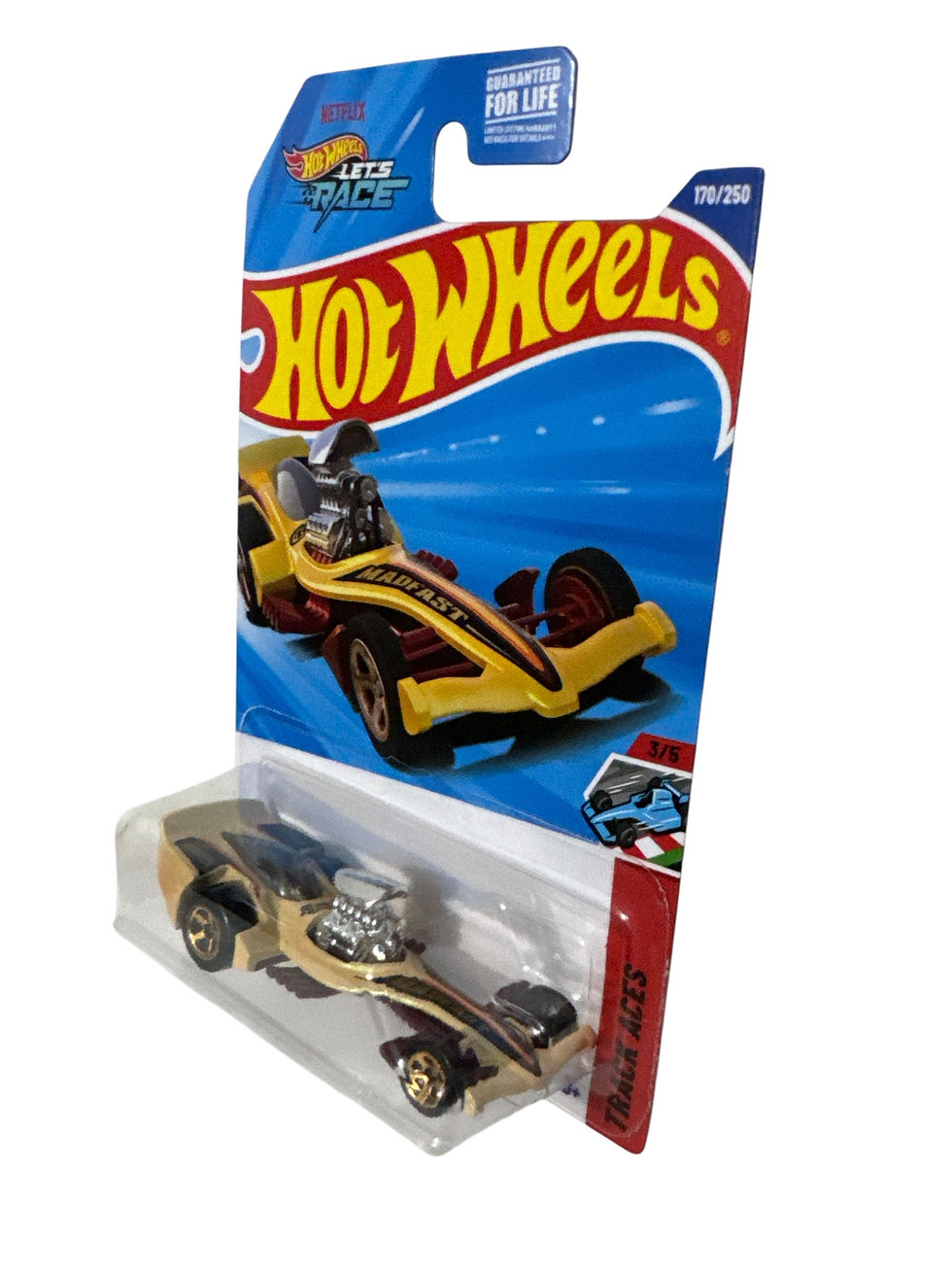2025 Hot Wheels TRACK ACES 3/5 Madfast 170/250 Tan New