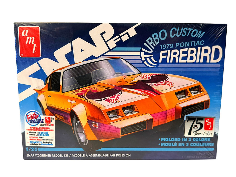 AMT 1979 Snapfit Turbo Custom Pontiac Firebird 1/25 Scale Kit AMT1211M