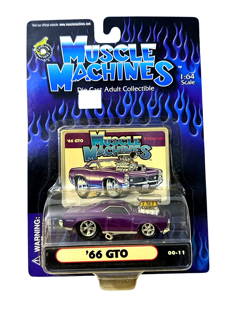 Muscle Machines Purple '66 GTO 00-12 1:64