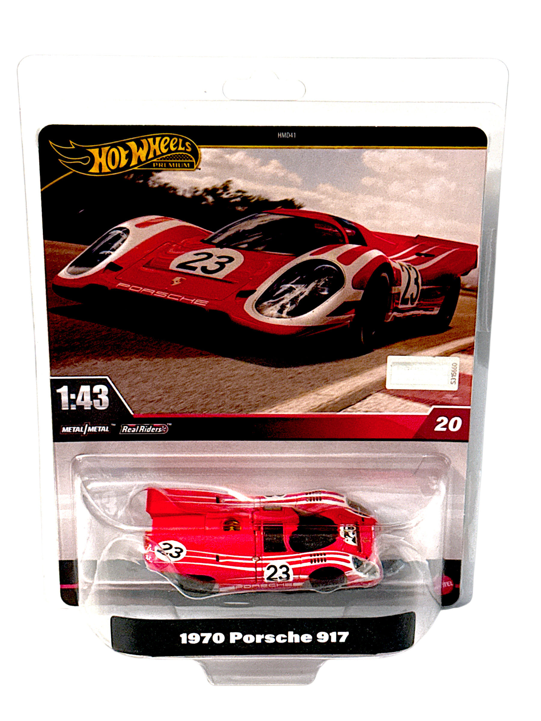 Hot Wheels 2025 1:43 Scale 1970 Porsche 917 Premium Real Riders Car Culture