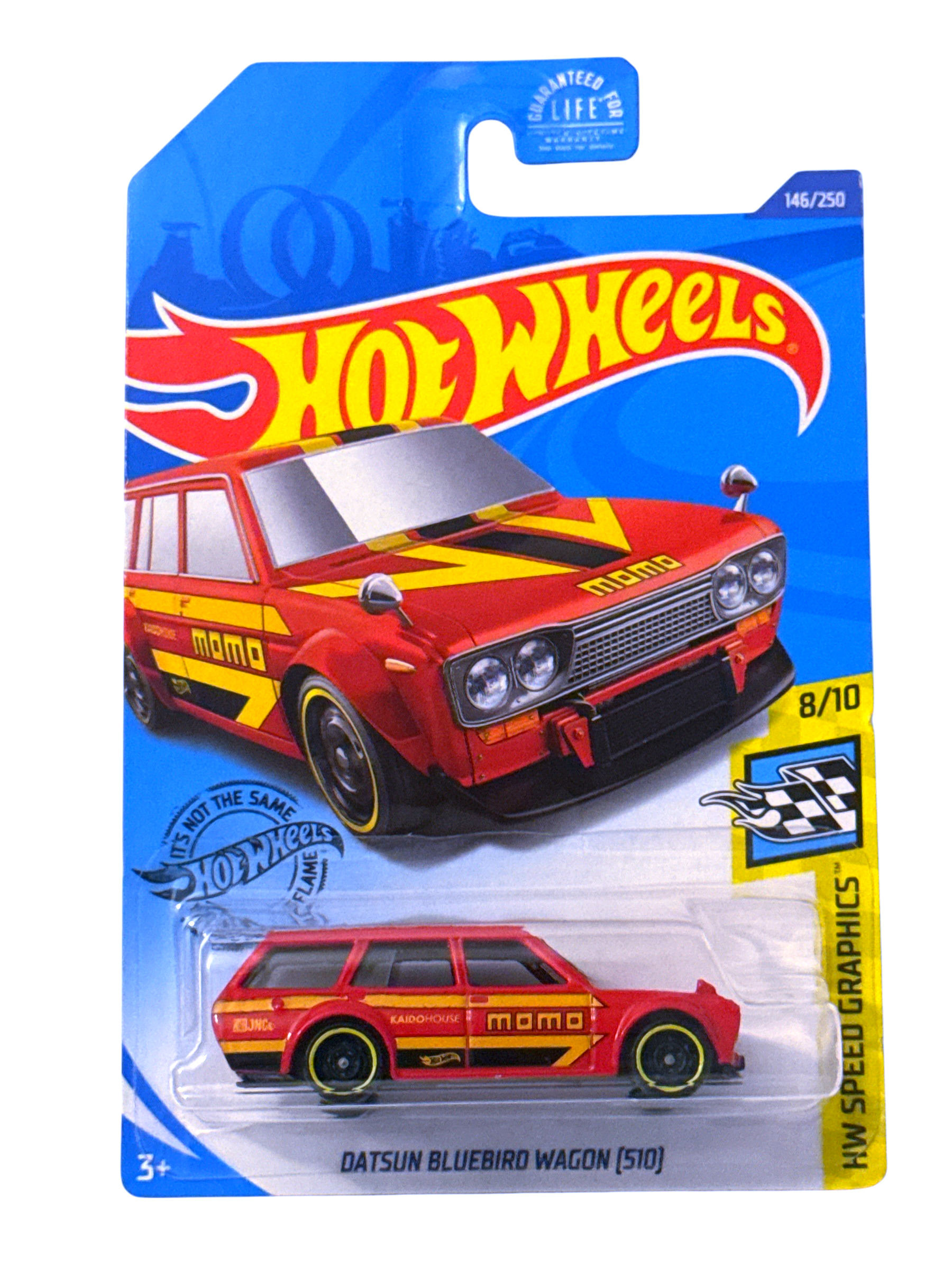 2020 Hot Wheels Datsun Bluebird Wagon 510 Black MOMO #146 GHF35