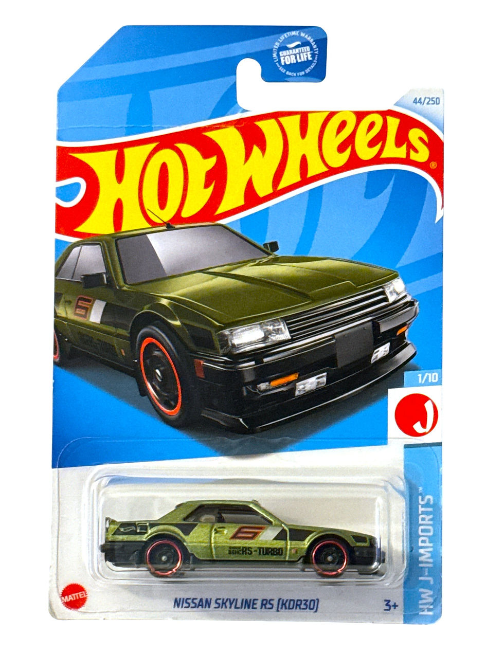 2024 Hot Wheels Nissan Skyline RS KDR30 Olive Green J-Imports 1/10 #44/250 HTD06