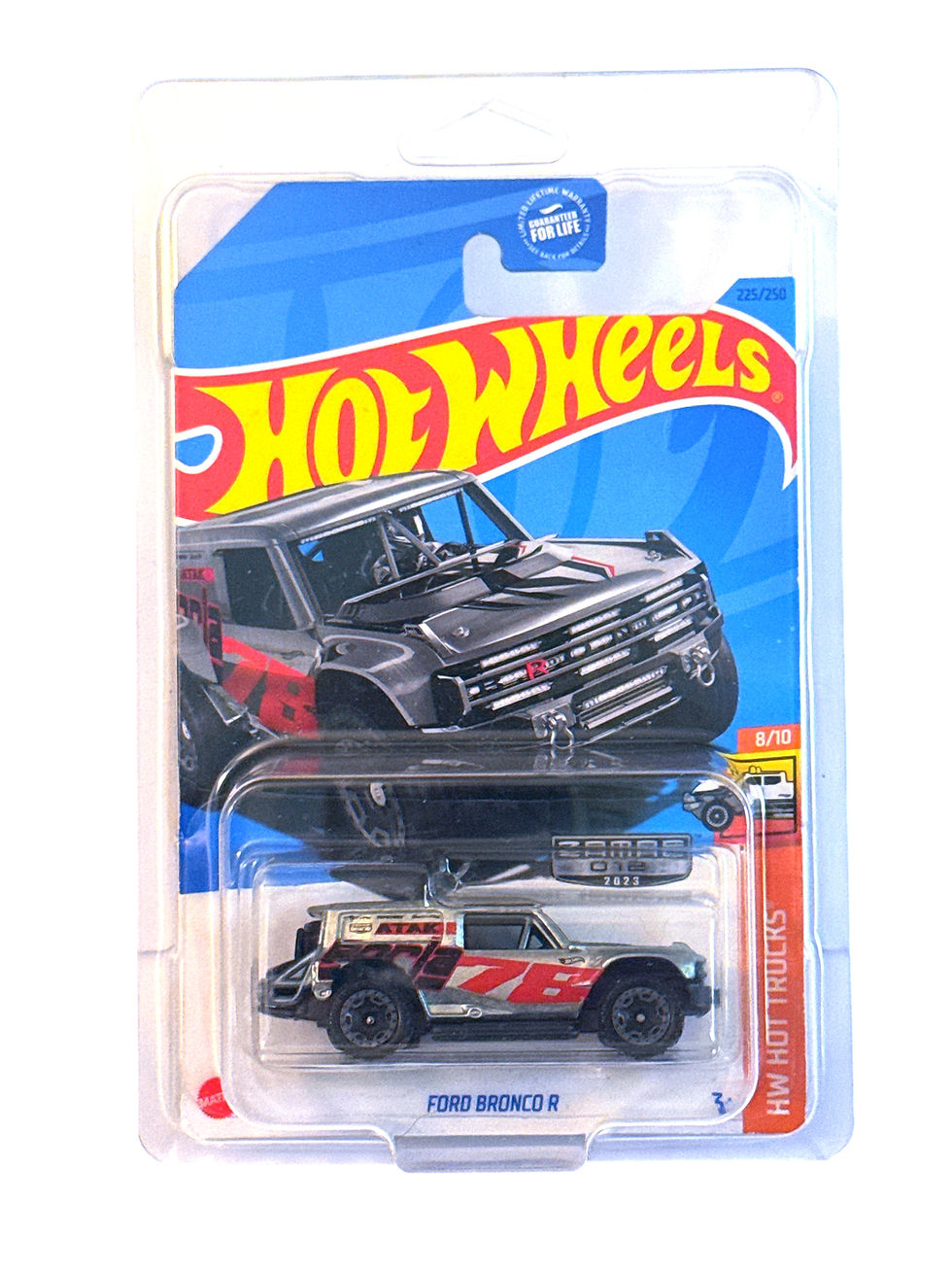 2023 Hot Wheels Ford Bronco ZAMAC HW Hot Trucks Walmart Exclusive HKL34