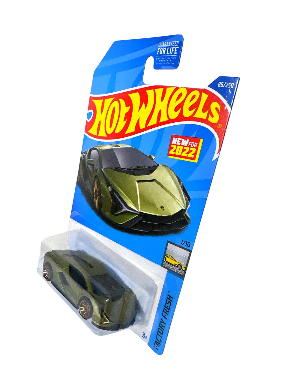 Hot Wheels Lamborghini Sian FKP 37 Factory Fresh 1/10 Green 85/250 2022