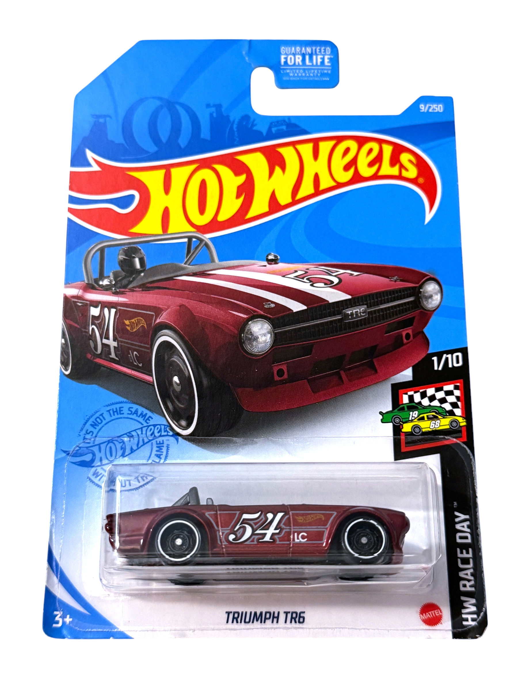 2021 Hot Wheels Target 9/250 Red Edition 2/12 TRIUMPH TR6 Black w/Black DD8