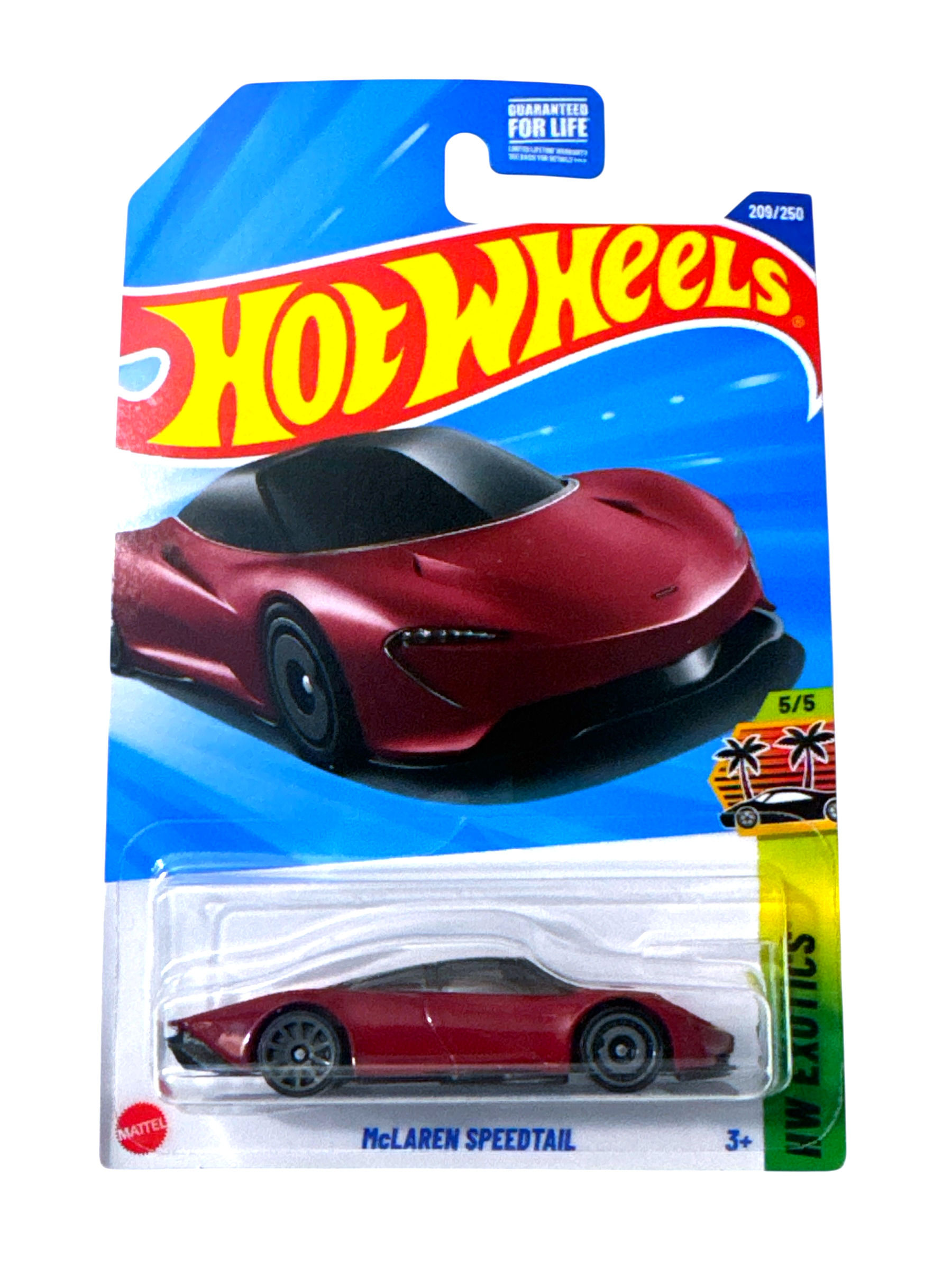2025 Hot Wheels HW EXOTICS 5/5 Mclaren Speedtail 209/250