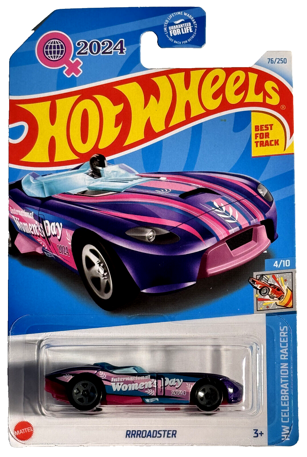2024 Hot Wheels Mainline D Case HW Celebration Racers RRRoadster Womens Day