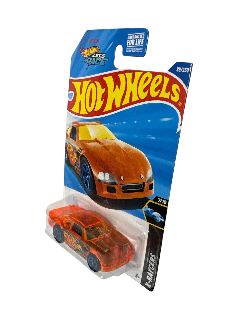 Hot Wheels 2025 Stockar Transparent Orange 89/250 HYX33 X-Raycers L. Wood Design