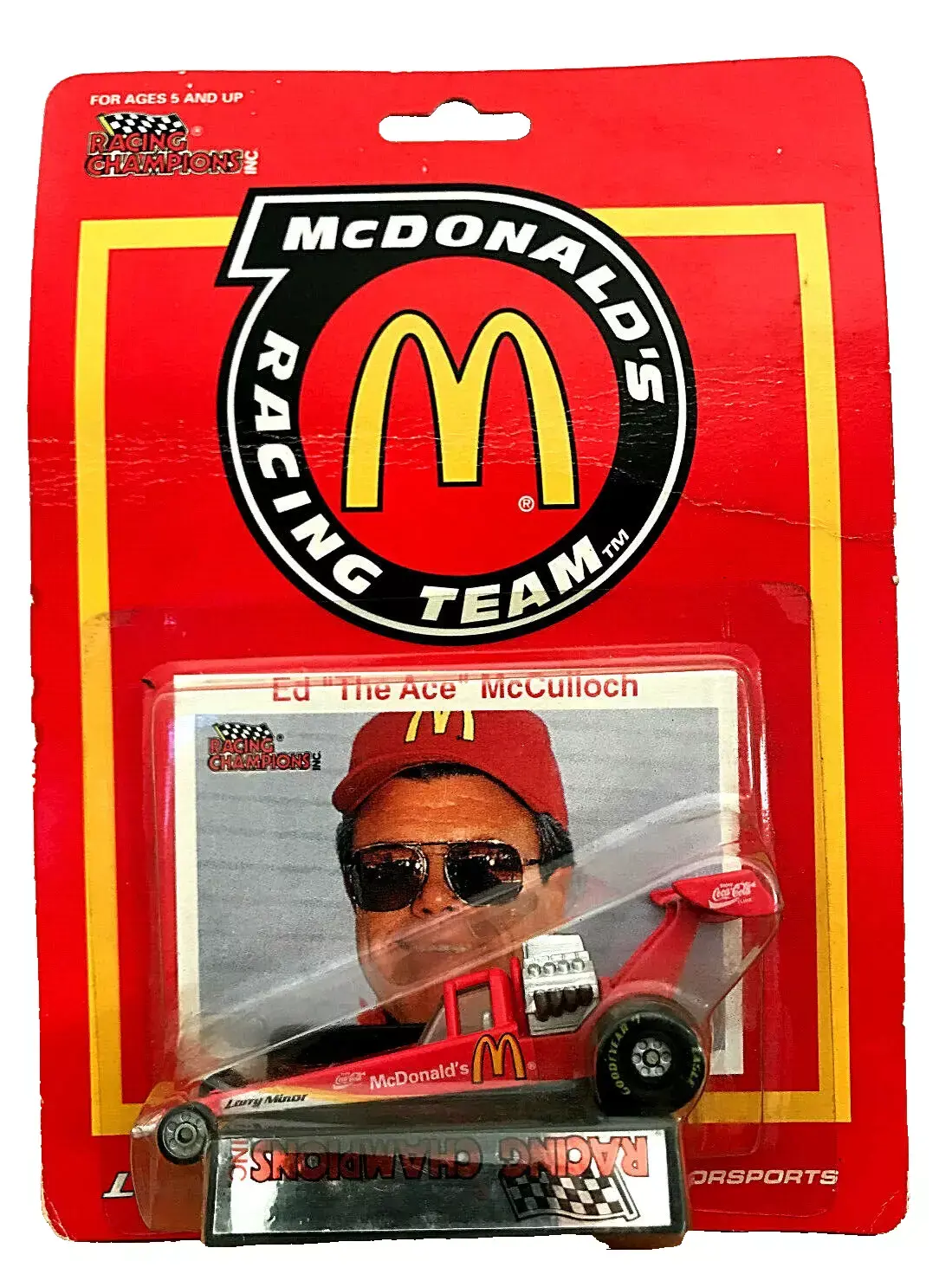 McDonald's Racing Team Dragster Car- 1:64 Diecast Ed "The Ace" McCulloch 1/64