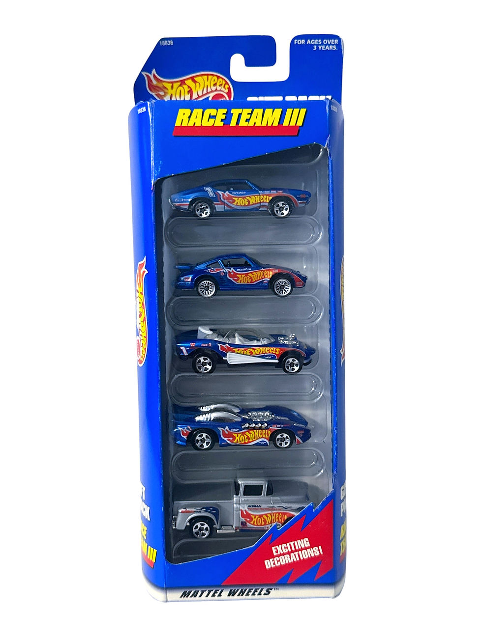1996 Hot Wheels Race Team ll Gift Pack - 5 Pack