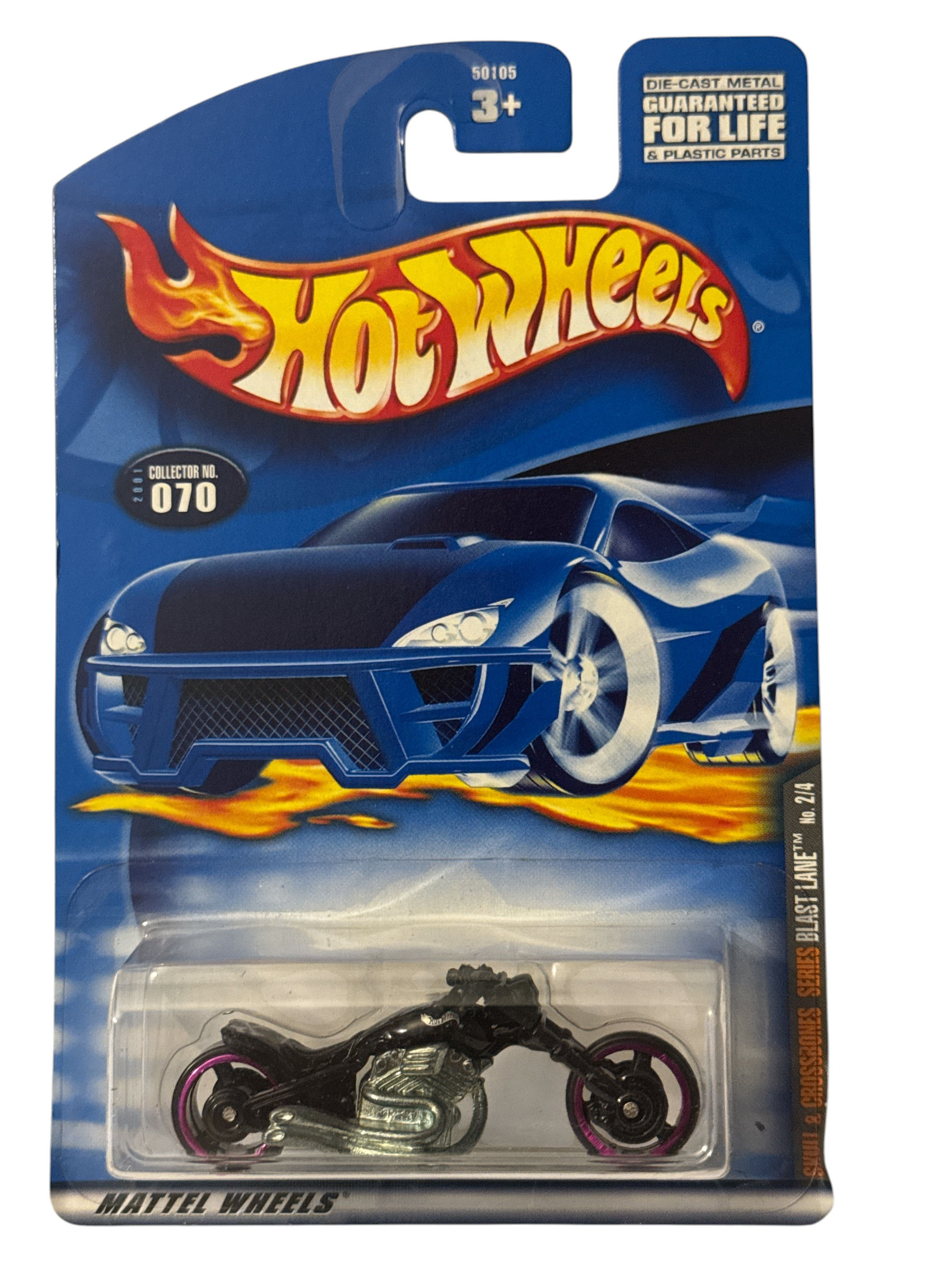 2001 Hot Wheels #070 Skull and Crossbones Blast Lane