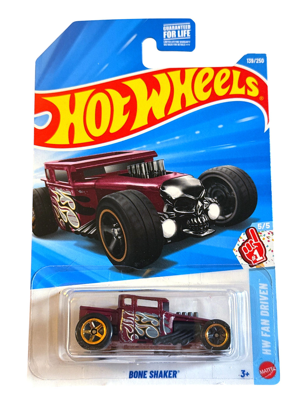 Miniatura: 2026 Hot Wheels Bone Shaker HW Fan Driven 139/250 Red