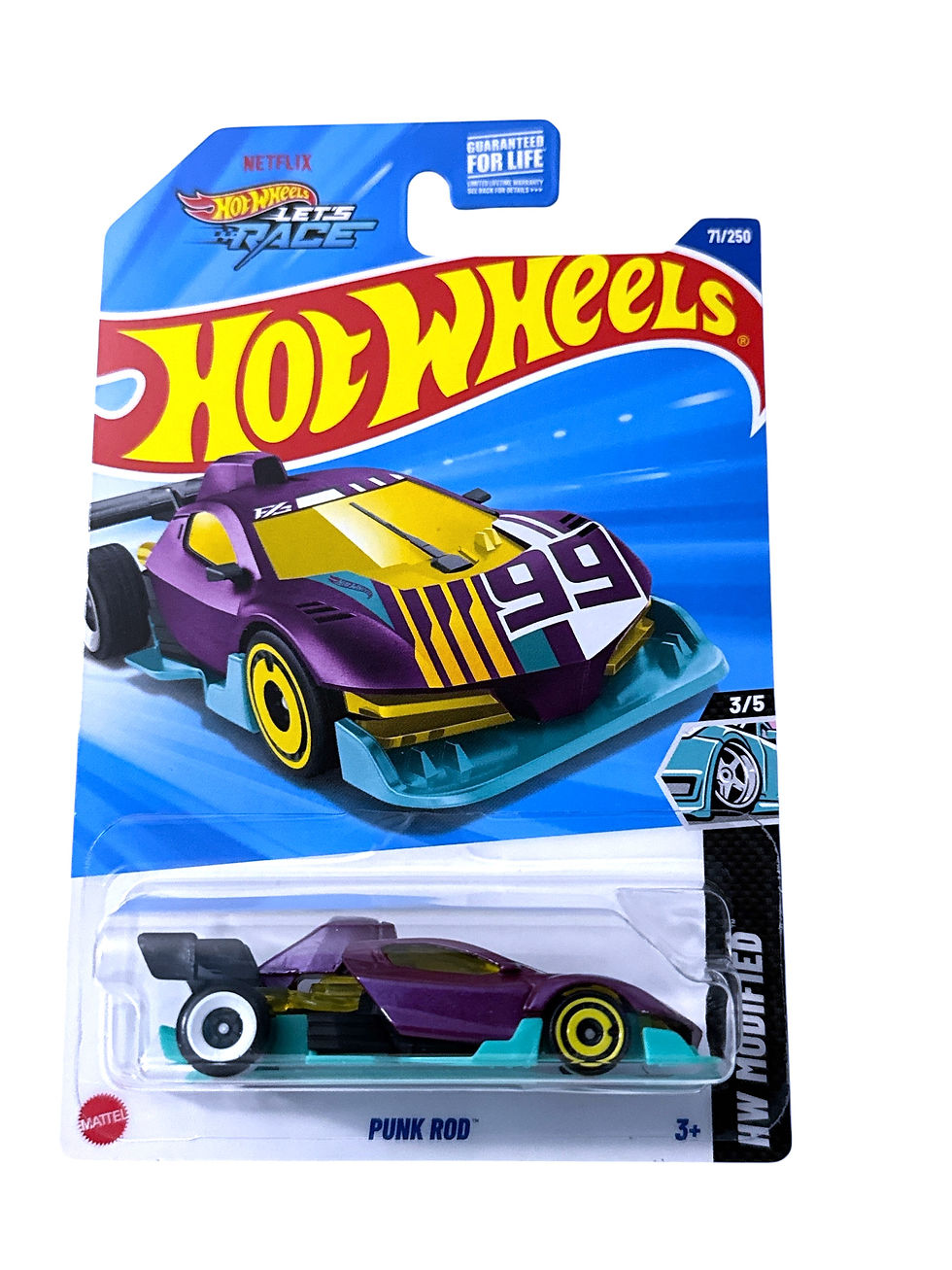 Hot Wheels Punk Rod Hw Modified 3/5 71/250 Netflix 2025 Lets Race US Seller!!