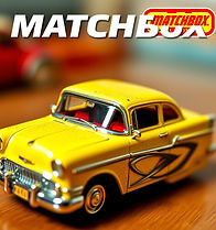 Create a Vintage Diecast Car photo with word _MATCHBOX_ In picture.jpg