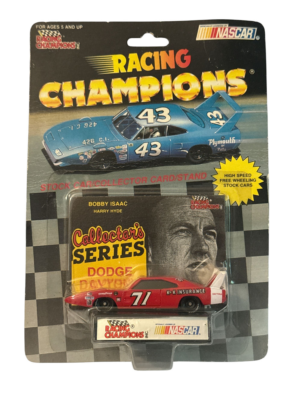 Bobby Isaac/Harry Hyde #71 Dodge Daytona Superbird 1993 Racing Champions 1/64