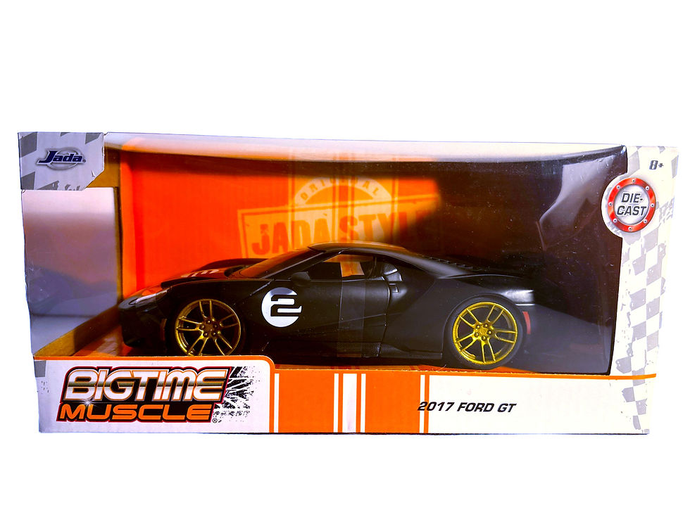 Jada Toys Big Time Muscle 1:24 2017 Ford GT (Black).