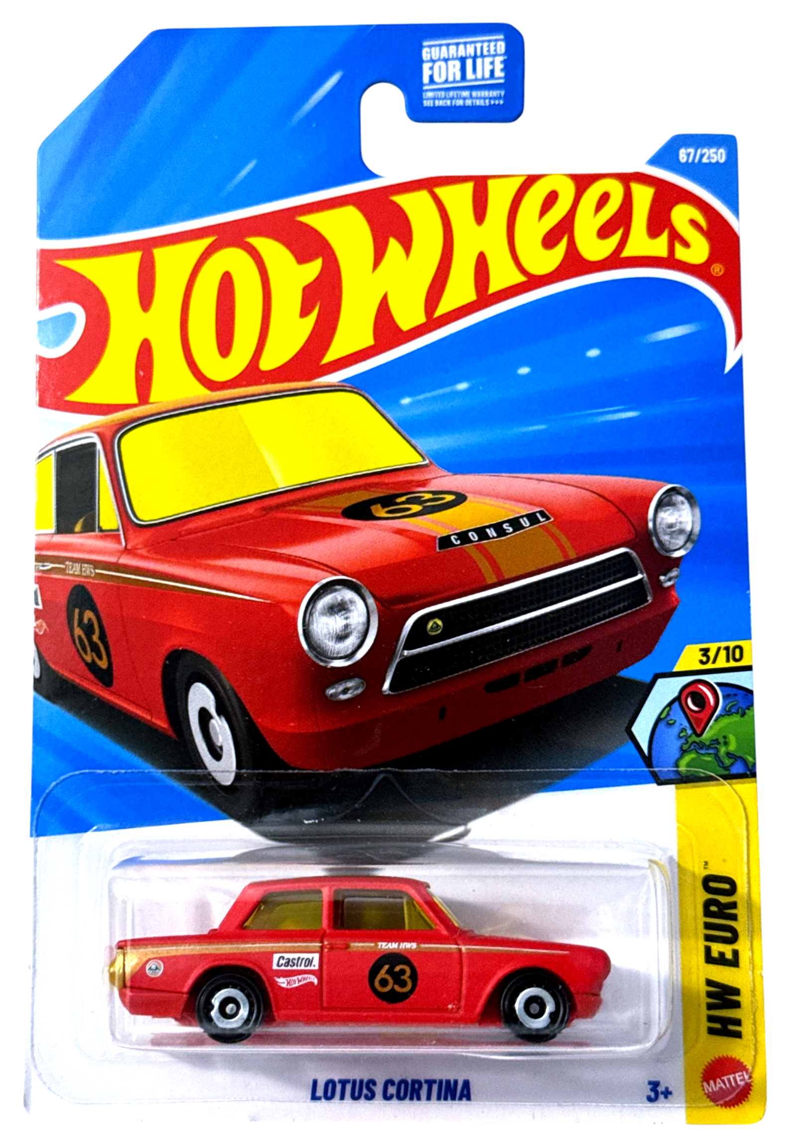 2026 Hot Wheels HW EURO 3/10 Lotus Cortina 67/250 New