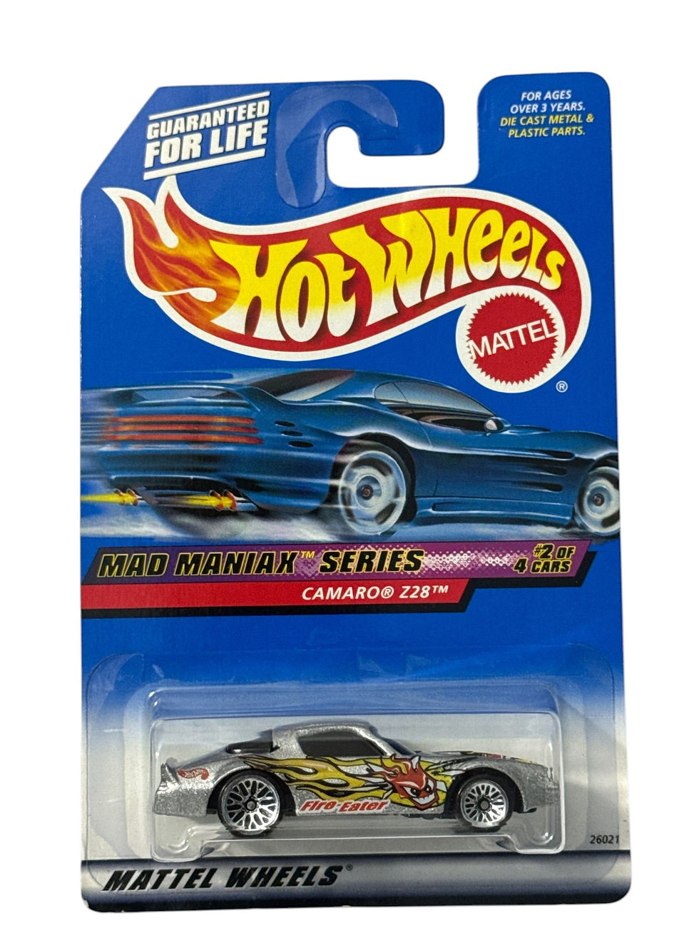 Miniatura: 1999 Hot Wheels Mad Maniax Series Complete Set Of 4 Vehicles 1:64 Scale